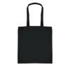 AA550 Basic Cotton Shopper Tote Bag Black colour image